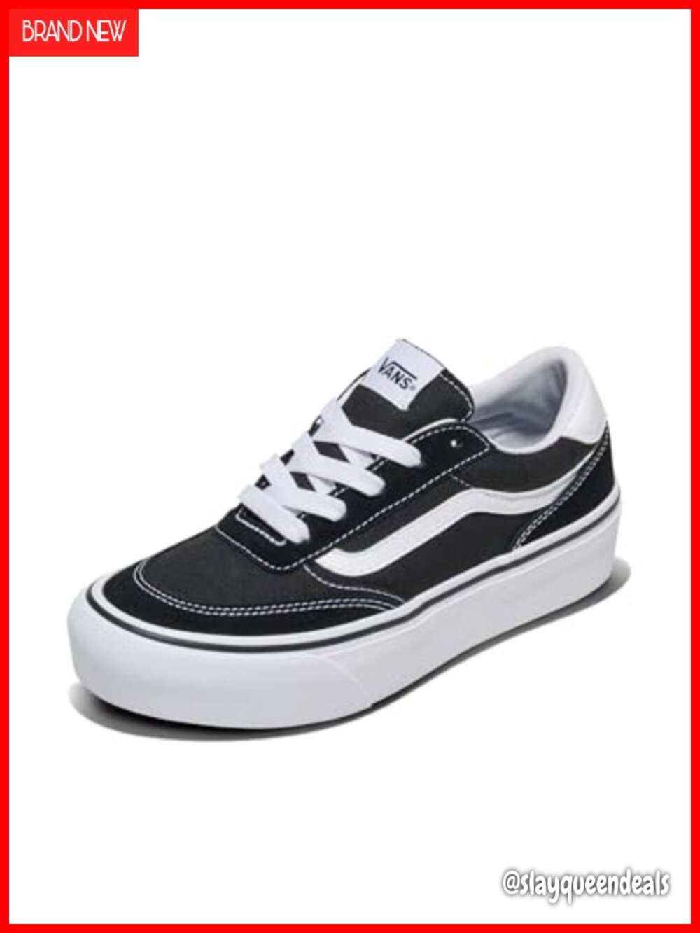 Platform Suede Canvas Sneakers Lace Up Skateboarding Casual